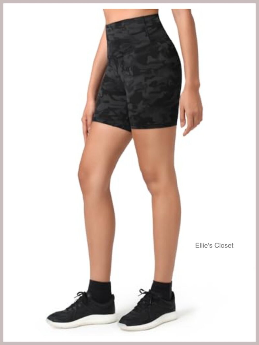 Compression High Waisted Biker Shorts 6'' Inseam Workout Pro Shorts